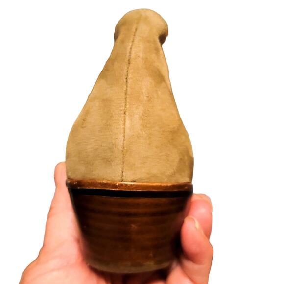 Sam Edelman putty/taupe Petty suede side zip Chelsea booties size 6 - Picture 9 of 16